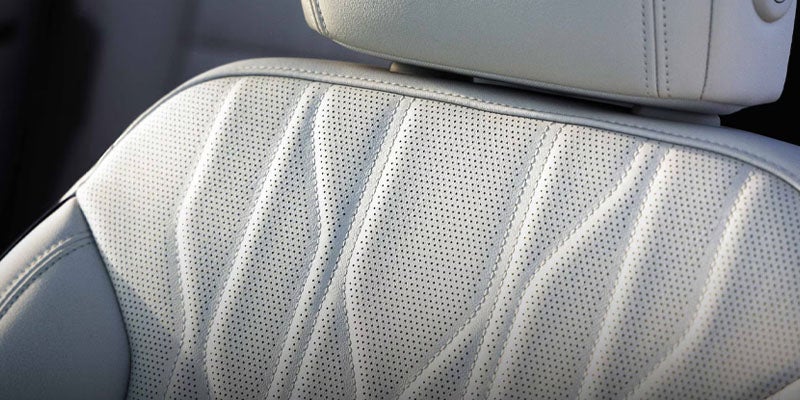 Premium quilted leather seating inside the 2026 Buick Enclave